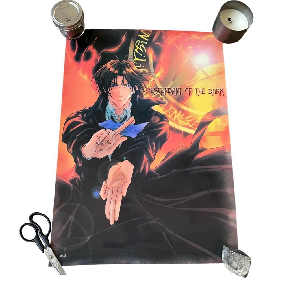 Vintage Defendant of the Dark Anime Poster
